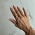 Anel Regulável Gota Vazado Dourado na internet