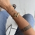 Bracelete Transpassado Dourado na internet