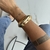 Bracelete Oval Largo Dourado na internet