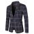 BLAZER DE CUADRO PARA HOMBRES