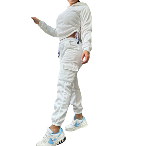 CONJUNTO DEPORTIVO MUJER ALGODON PERCHADO