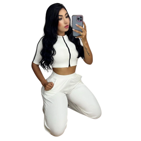 CONJUNTO PANTALON Y BLUSA ELEGANTES