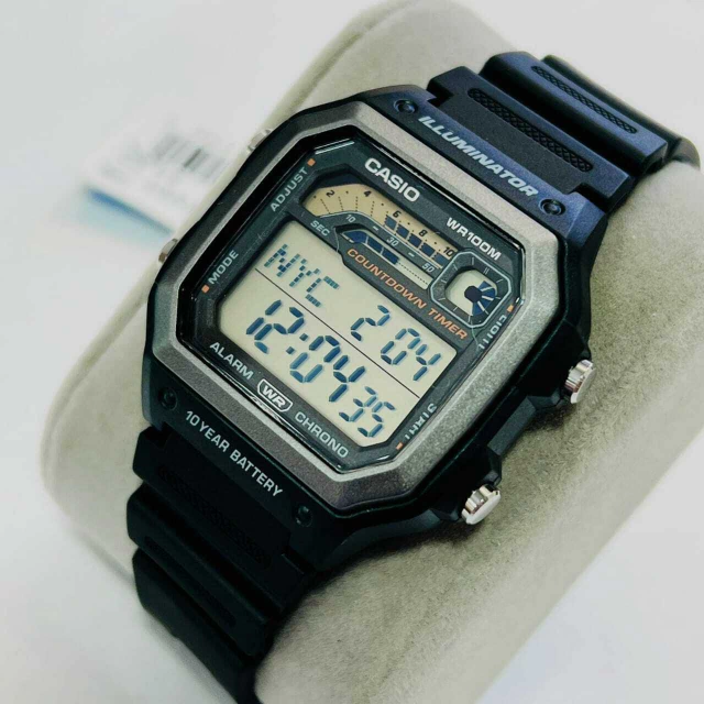 COMPRAR RELOJ CASIO ILLUMINATOR WR100: RESISTENCIA Y ESTILO PARA HOMBRE Si estás en busca de un reloj Casio Illuminator WR100 resistente al agua para hombre, has llegado al lugar indicado. En Onlineshoppingcenterg, te ofrecemos este modelo que destaca por su durabilidad, funcionalidad y diseño moderno. Con una resistencia al agua de 100 metros y la práctica función Illuminator, este reloj es ideal para el día a día, deportes o aventuras al aire libre.  ¿Qué hace único al reloj Casio Illuminator WR100? El reloj Casio Illuminator WR100 es uno de los favoritos entre los hombres que buscan un accesorio confiable y versátil. Estas son algunas de las razones por las que este modelo sobresale:  Resistencia al agua WR100: Perfecto para nadar, snorkel o usar bajo la lluvia.  Iluminación integrada: La función Illuminator te permite ver la hora en la oscuridad con facilidad.  Diseño robusto y moderno: Fabricado con materiales resistentes para soportar el desgaste diario.  Funcionalidad avanzada: Incluye cronómetro, alarma y pantalla digital clara.    ¿Por qué elegir el reloj Casio Illuminator WR100? Este modelo es ideal para hombres que buscan un reloj que combine estilo y rendimiento. Aquí te explicamos por qué deberías considerar el reloj Casio Illuminator WR100 resistente al agua para hombre:  Para deportistas: Su resistencia al agua y durabilidad lo hacen perfecto para actividades acuáticas y deportes.  Para profesionales: Su diseño moderno y funcionalidad lo convierten en un accesorio ideal para el trabajo.  Para aventureros: Si te gusta explorar, este reloj será tu compañero confiable en cualquier situación.  Características clave del reloj Casio Illuminator WR100 Resistencia al agua 100 metros: Ideal para nadar y actividades acuáticas moderadas.  Función Illuminator: Luz incorporada para ver la hora en condiciones de poca luz.  Cronómetro y alarma: Funciones adicionales que aumentan su utilidad.  Batería de larga duración: No necesitarás preocuparte por cargarlo constantemente.    ¿Cómo comprar tu reloj Casio Illuminator WR100 en Onlineshoppingcenterg? Adquirir tu reloj Casio Illuminator WR100 resistente al agua para hombre es rápido y sencillo. Sigue estos pasos:  Ingresa a nuestra tienda en línea Onlineshoppingcenterg.  Busca el modelo reloj Casio Illuminator WR100.  Elige el color y estilo que más te guste.  Completa tu compra de manera segura.  Recibe tu reloj en la puerta de tu casa.  Ventajas de comprar en Onlineshoppingcenterg Productos auténticos: Garantizamos que todos nuestros relojes son 100% genuinos.  Envíos rápidos: Recibe tu pedido en tiempo récord.  Precios competitivos: Ofrecemos las mejores ofertas en relojes Casio Illuminator WR100.  Atención personalizada: Nuestro equipo está siempre disponible para ayudarte.    Preguntas frecuentes sobre el reloj Casio Illuminator WR100 ¿Puedo usar este reloj para bucear? El reloj Casio Illuminator WR100 es resistente al agua hasta 100 metros, lo que lo hace ideal para nadar y snorkel, pero no se recomienda para buceo profundo.  ¿Cómo funciona la función Illuminator? La función Illuminator se activa presionando un botón en el lateral del reloj. Esto enciende una luz que ilumina la pantalla, permitiéndote ver la hora en la oscuridad.  ¿Qué tipo de batería utiliza? Este modelo cuenta con una batería de larga duración que no requiere recarga frecuente, asegurando que tu reloj esté siempre listo para usar.  Ofertas especiales en Onlineshoppingcenterg En Onlineshoppingcenterg, nos esforzamos por ofrecerte las mejores promociones en relojes Casio Illuminator WR100 resistentes al agua para hombre. Además de precios competitivos, contamos con descuentos exclusivos y envíos rápidos para que recibas tu reloj en perfectas condiciones y en el menor tiempo posible.    ¿Por qué confiar en Onlineshoppingcenterg? Somos una tienda en línea especializada en relojes de alta calidad, comprometidos con ofrecer productos genuinos y duraderos. Nuestra misión es brindarte una experiencia de compra segura, rápida y satisfactoria. Si tienes alguna pregunta o necesitas asesoramiento, nuestro equipo de atención al cliente está siempre disponible para ayudarte.  No esperes más para tener tu reloj Casio Illuminator WR100 resistente al agua para hombre. Visita Onlineshoppingcenterg hoy mismo y elige el modelo que más te guste. ¡Haz tu pedido ahora y disfruta de un reloj que combina estilo, funcionalidad y resistencia!