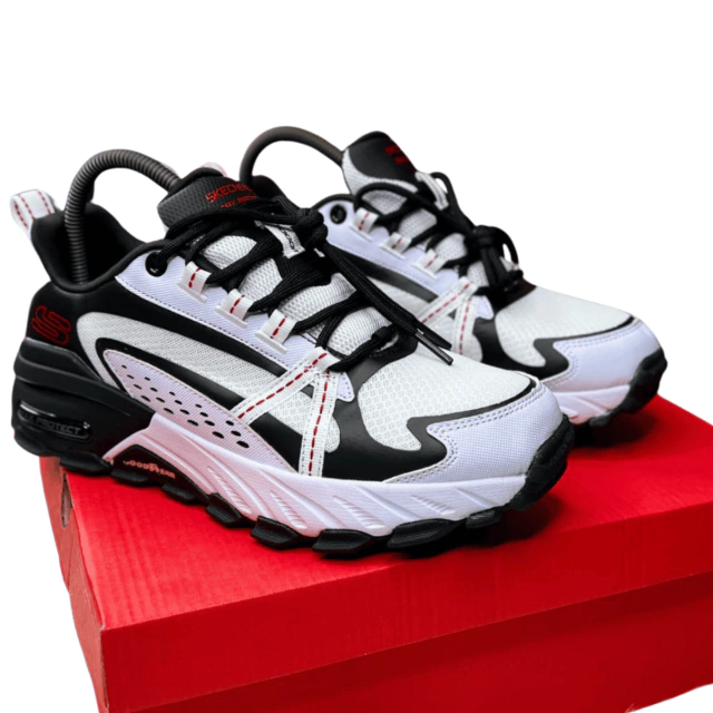 Comprar Zapatillas Skechers Max Protect Goodyear para Hombre Si estás buscando Comprar zapatillas Skechers Max Protect Goodyear para hombre, has llegado al lugar correcto. En Onlineshoppingcenterg, te ofrecemos toda la información que necesitas para tomar la mejor decisión de compra. Estas zapatillas son ideales para quienes buscan comodidad, durabilidad y un diseño moderno. A continuación, te contamos todo lo que debes saber sobre las zapatillas Skechers Max Protect Goodyear.  ¿Por qué elegir las zapatillas Skechers Max Protect Goodyear? Las zapatillas Skechers Max Protect Goodyear están diseñadas para hombres que buscan un calzado resistente y cómodo. Con tecnología Goodyear, estas zapatillas ofrecen una suela duradera que se adapta a todo tipo de superficies. Además, su diseño ergonómico las hace perfectas para uso diario, deportivo o casual.    Características principales Materiales de alta calidad: Las zapatillas Skechers Max Protect Goodyear están hechas con materiales resistentes que garantizan larga duración.  Suela antideslizante: La suela con tecnología Goodyear proporciona un excelente agarre en cualquier superficie.  Amortiguación cómoda: Su diseño incluye una plantilla acolchada que ofrece máximo confort durante todo el día.  Diseño moderno: Disponibles en colores como negro, azul, blanco, gris y rojo, estas zapatillas combinan con cualquier estilo.  Colores disponibles Las zapatillas Skechers Max Protect Goodyear vienen en una variedad de colores para que elijas el que más te guste:  Negras: Ideales para un look clásico y elegante.  Azules: Perfectas para un estilo fresco y moderno.  Blancas: Combinan con todo y son ideales para el verano.  Grises: Un tono neutro que se adapta a cualquier ocasión.  Rojas: Para quienes buscan un toque de color en su calzado.  Negras y blancas: Un diseño atemporal que nunca pasa de moda.  Beneficios de las zapatillas Skechers Max Protect Goodyear Estas zapatillas no solo son estéticamente atractivas, sino que también ofrecen múltiples beneficios:  Durabilidad: Gracias a la tecnología Goodyear, las suelas son resistentes al desgaste, lo que las hace perfectas para uso intensivo.  Confort: La amortiguación avanzada reduce la fatiga en los pies, incluso después de horas de uso.  Versatilidad: Puedes usarlas para caminar, hacer deporte o simplemente para un look casual.  Estilo moderno: Su diseño combina funcionalidad con tendencias actuales, lo que las convierte en una opción popular entre hombres de todas las edades.  ¿Dónde comprar zapatillas Skechers Max Protect Goodyear? En Onlineshoppingcenterg, encontrarás las zapatillas Skechers Max Protect Goodyear al mejor precio. Ofrecemos ofertas exclusivas y envíos rápidos para que recibas tu calzado en poco tiempo. Además, contamos con una garantía de satisfacción para que compres con total confianza.  Precios y ofertas El precio de las zapatillas Skechers Max Protect Goodyear varía según el color y la talla. En nuestra tienda, encontrarás opciones económicas sin sacrificar la calidad. ¡Aprovecha nuestras promociones de 2025 y consigue tus zapatillas al mejor precio!  ¿Por qué comprar en Onlineshoppingcenterg? Productos auténticos: Garantizamos que todas nuestras zapatillas Skechers Max Protect Goodyear son de alta calidad.  Atención al cliente: Nuestro equipo está disponible para resolver cualquier duda antes y después de tu compra.  Envíos rápidos: Recibe tus zapatillas en la comodidad de tu hogar en tiempo récord.  Pagos seguros: Ofrecemos múltiples métodos de pago para que elijas el que más te convenga.  ¿Cómo elegir la talla correcta? Para asegurarte de que tus zapatillas Skechers Max Protect Goodyear te queden perfectas, sigue estos consejos:  Mide tu pie desde el talón hasta la punta del dedo más largo.  Consulta nuestra guía de tallas disponible en la página del producto.  Si tienes dudas, contáctanos y te ayudaremos a elegir la talla adecuada.  ¿Cómo cuidar tus zapatillas Skechers Max Protect Goodyear? Para mantener tus zapatillas Skechers Max Protect Goodyear en perfecto estado, sigue estos consejos:  Limpia la superficie con un paño húmedo y jabón suave.  Evita exponerlas a altas temperaturas o humedad extrema.  Guarda tus zapatillas en un lugar fresco y seco cuando no las uses.  Usa un protector de calzado para mantener su aspecto como nuevo.    Reseñas de clientes Nuestros clientes están encantados con sus zapatillas Skechers Max Protect Goodyear. Aquí algunas de sus opiniones:  "Son las zapatillas más cómodas que he usado. Las uso para caminar y hacer deporte, y nunca me han defraudado."  "El diseño es increíble y la calidad es excelente. Las recomiendo 100%."  "Compré las negras y blancas, y son perfectas para cualquier ocasión. Además, el envío fue super rápido."  Preguntas frecuentes ¿Son aptas para correr? Sí, las zapatillas Skechers Max Protect Goodyear son ideales para correr gracias a su suela antideslizante y su amortiguación cómoda.  ¿Tienen garantía? Sí, todas nuestras zapatillas cuentan con garantía de calidad. Si encuentras algún defecto, contáctanos y te ayudaremos.  ¿Hacen envíos internacionales? Sí, en Onlineshoppingcenterg realizamos envíos a todo el mundo. Consulta los costos y tiempos de entrega en nuestra página de envíos.  ¡Haz tu pedido hoy mismo! No esperes más para tener tus zapatillas Skechers Max Protect Goodyear. Visita Onlineshoppingcenterg, elige tu color y talla favoritos, y disfruta de la mejor calidad al mejor precio. ¡Tu comodidad y estilo están a solo un clic de distancia!