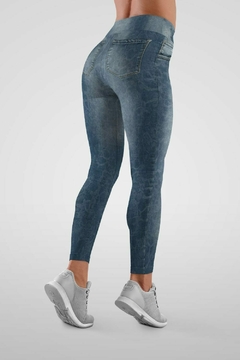 Calza Simil Jean Beybi Gofreada - comprar online