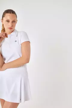 Short Pollera Broome Eurosport Blanca