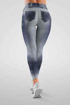 Calza Simil Jean Beybi Degrade Azul en internet