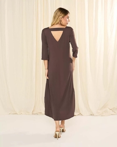 Vestido Midi Liso Fluity 3261 - comprar online