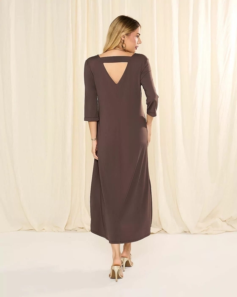 Vestido Midi Liso Fluity 3261 - comprar online