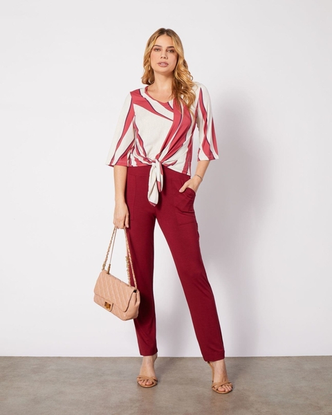 Blusa Madri com amarração em Fluity
