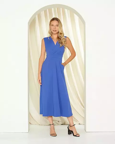 Vestido Midi GigI Fluity liso