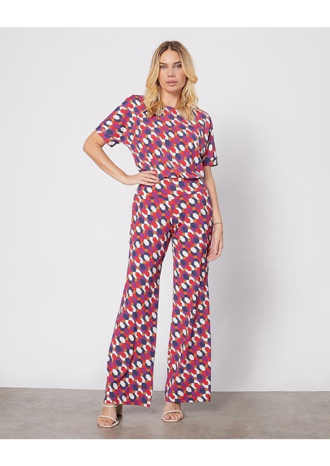 Calça Pantalona Paula Fluity