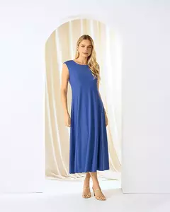 Imagem do Vestido Midi Fluity liso 3179