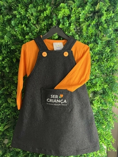 Imagem do Vestido Salopete Jeans