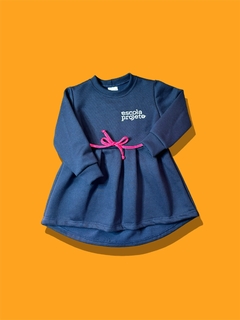 Vestido Moletom Peluciado