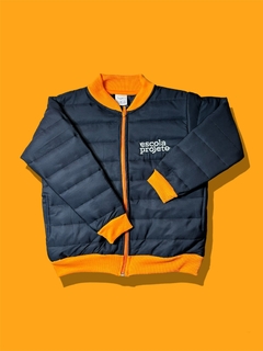 Jaqueta Puffer Nylon Forrado