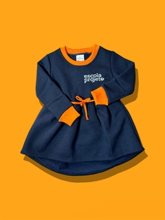 Vestido Moletom Peluciado na internet