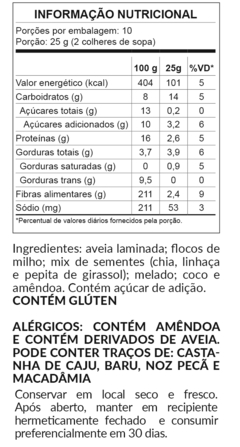 Granola Coco & Amêndoas - 200g - comprar online