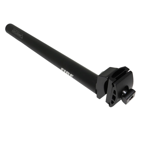 Caño portasilla 27.2 x 300 con abrazadera (Aluminio)