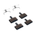Set 4 Pastillas De Freno Compatible Deore China