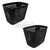 Canasto R26 de PVC (Negro) en internet