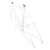 CUADRO Y HORQUILLA BICICLETA MTB 29 ACERO V-BRAKE (BLANCO) - Tienda Ciclismo