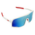 ANTEOJOS LENTES DEPORTIVOS CICLISMO RUNNING (BLANCO/ROJO/ESPEJADO)