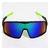 ANTEOJOS LENTES DEPORTIVOS CICLISMO RUNNING (NEGRO/VERDE/ESPEJADO) - comprar online
