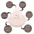 ESPONJA TRIANGULAR POWDER PUFF LINHA GLASS - RUBY ROSE GLASS - loja online