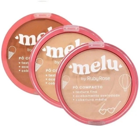 Pó Compacto Facial - MELU - RUBY ROSE