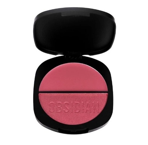 Blush Duo Obsidian Gemini - Compacto e Cremoso - Rubyrose - RUBY ROSE