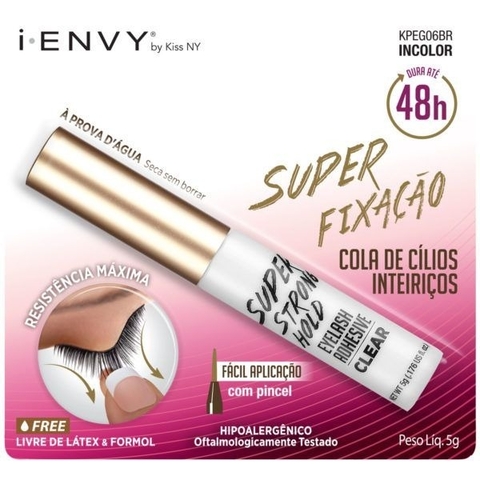 Cola para Cílios First Kiss - I-Envy 48h Incolor 5gCola para Cílios First Kiss - I-Envy 48h Incolor 5g COLA DE CILIOS