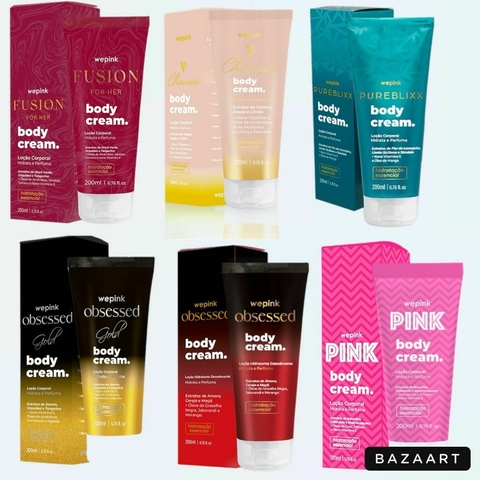 Body Cream Wepink -Hidratante Corporal Perfumado - Escolha o Seu - WEPINK - comprar online