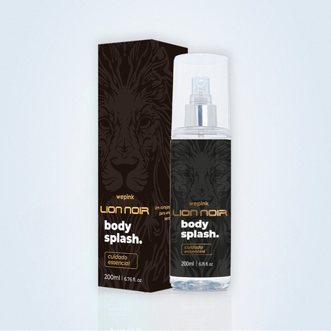 Body Splash MASCULINO - Lion Noir Desodorante Colônia 200ml - Wepink