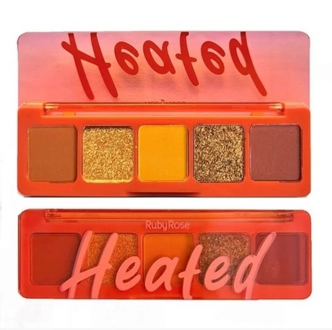Quinteto Paleta De Sombras HEATED - Ruby Rose