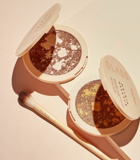 Bronzer Contorno e Iluminador Marmorizado -Marble Essence Glass - Ruby Rose