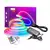 KIT TIRA LED NEON RGB 5M + CONTROLADORA + CONTROL REMOTO + FUENTE