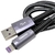 CABLE METALICO USB A IPHONE TRANYOO 1M 6A T-X21I - comprar online