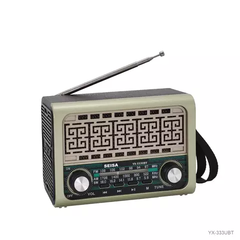 RADIO PORTATIL RETRO AM-FM-SW YX-333UBT