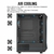 GABINETE AEROCOOL FALCON-G-BK-V2 (MID TOWER)