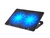 Base para notebook reclinable, hub usb, leds y regulador de velocidad