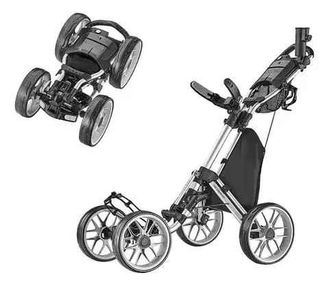 Carro Manual Caddytek Explorer (4 Ruedas) | Nuevo
