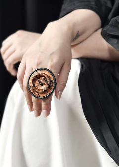 Anel Vulcano - Tamanho M / Cobre na internet