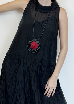 Colar Orbital - Vermelho - PONTO ATELIER