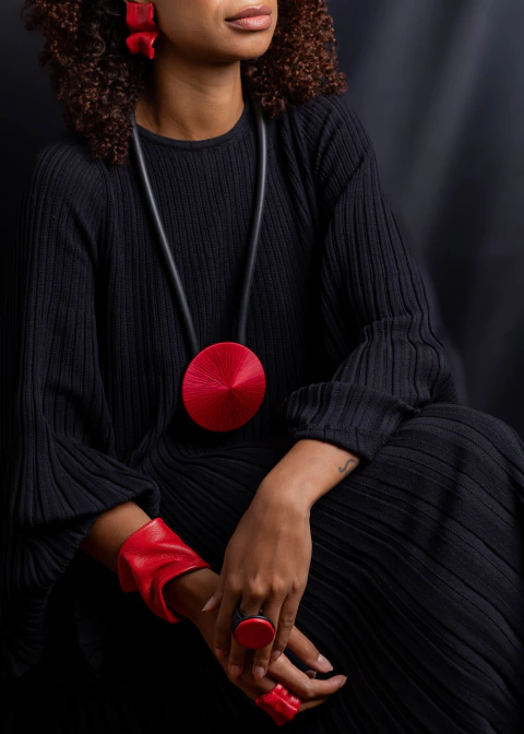 Colar Pêndulo - Vermelho - comprar online