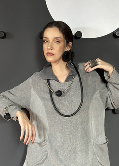 Colar Planeta - Inox
