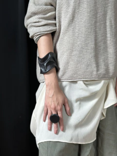 PULSEIRA NUVEM - Couro Preto - loja online