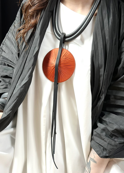 Colar Jalapão Telha com Borracha Grossa - comprar online