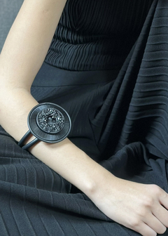 Pulseira Singular - Drusa Preta