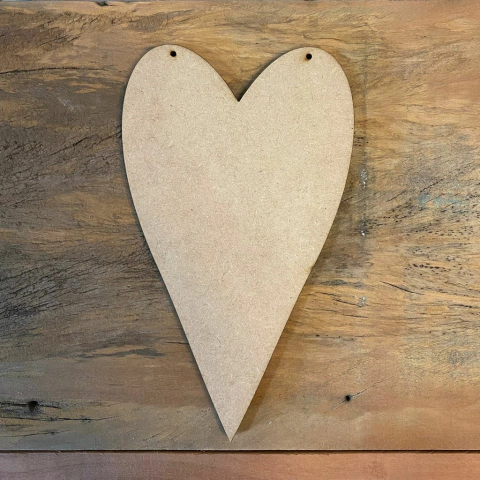 CORAÇAO COUNTRY PRIMITIVO 20x10 MDF0067